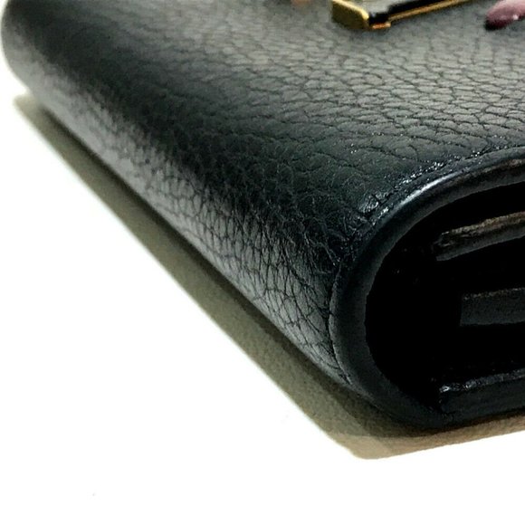 AUTHENTIC LOUIS VUITTON Taurillon Clemence Portefeuille - Capsine Wallet - Picture 5 of 7